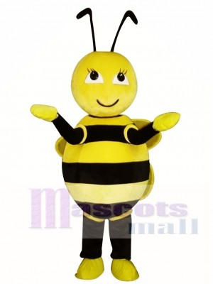 Cute Yellow Little Bee Mascot Costume