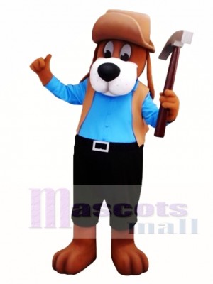 Worker Dog Mascot Costume