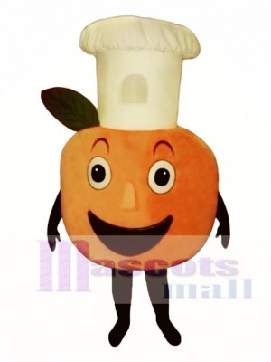 Baker Peach Mascot Costume