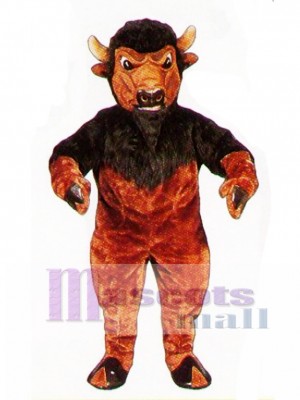 Cute Bison Mascot Costume