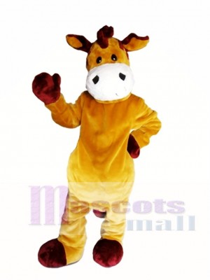 Brown Zebra Mascot Costume Brown Horse Mascot Costumes