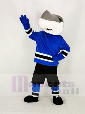 School Sharks with Black Sweatpants Mascot Costume College