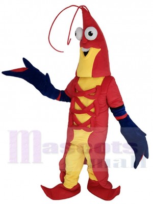 Shrimp Prawn mascot costume