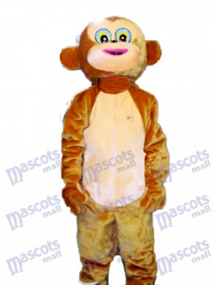 Happy Monkey Mascot Adult Costume