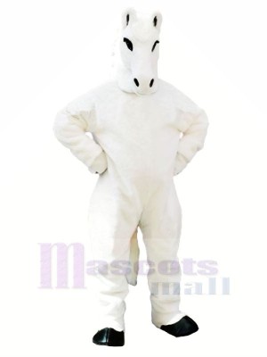 White Horse Mascot Costumes Adult