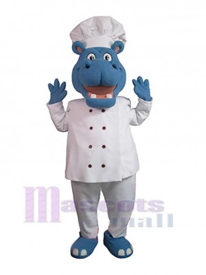 Hippo mascot costume