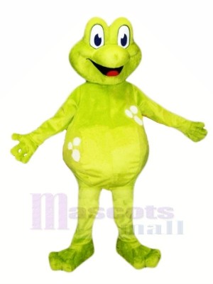 Frog with Big Eyes Mascot Costumes Cartoon