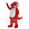 Red Dragon Mascot Costume Cartoon