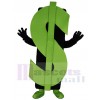 Dollar Sign mascot costume