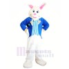 Blue Bunny with suit Mascot Costumes Animal