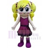 Girl mascot costume