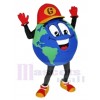 The Global Guy Earth mascot costume