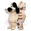 Therapy dog and Savannah Cat mascot costume