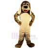 Cute Brown Dog with Long Ears Mascot Costumes Animal