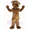 Brown Bulldog Mascot Costume Animal