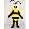 Cute Yellow Bee Mascot Costume Cartoon