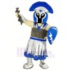 Blue Titan Spartan College Mascot Costume People