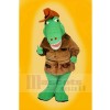 Cool Alligator with Brown Hat Mascot Costumes Cartoon