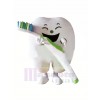 Smiling Tooth Mascot Costume Cartoon