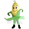 Smiling Corn Mascot Costume Cartoon