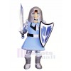 High Quality Crusader with Blue Coat Mascot Costume People