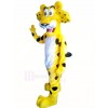 Funny Cheetah with Big Eyes Mascot Costume Cartoon