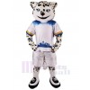 Leopard mascot costume