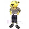 Leopard mascot costume