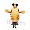 Tan Crayfish Mascot Costume