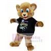 Blue Eyes Brown Bear Mascot Costumes 