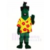 Green Dinosaur Mascot Costumes 