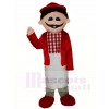 Red Shirt Man Mascot Costumes People