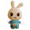 Blue Shirt Rabbit Easter Bunny Mascot Costumes Animal 