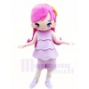 Pink Princess Mascot Costumes Cartoon