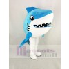 Cute Blue Whale Shark Mascot Costume Cartoon