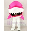 Cute Pink Whale Shark Mascot Costume Cartoon	