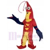 Shrimp Prawn mascot costume