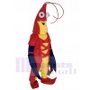 Shrimp Prawn mascot costume