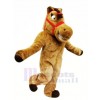 Cute Brown Horse Mascot Costumes Cartoon