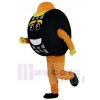 Orange Auto Tyre Cab Tire Mascot Costume Cartoon