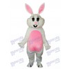 Easter Pink Ears Rabbit Mascot Adult Costume