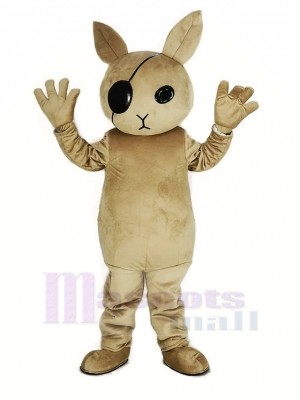 Rabbit Butler Mascot Costume Cartoon