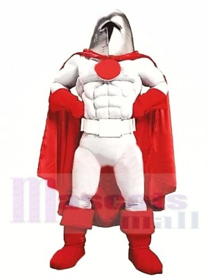 Power Muscular Warrior Mascot Costume 