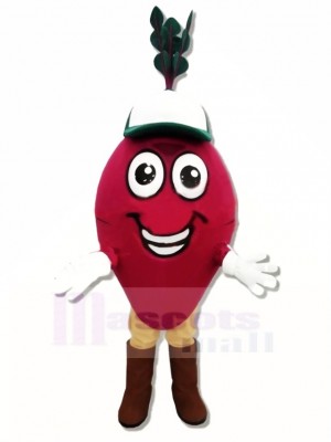 Happy Beet Mascot Costume 