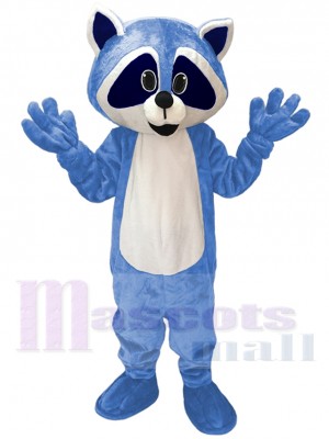 Blue Robbie Raccoon Mascot Costume Animal