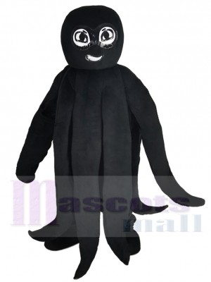 Funny Black Octopus Mascot Costume Marine Animal