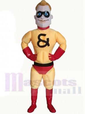 Mighty Superhero Mascot Costume People