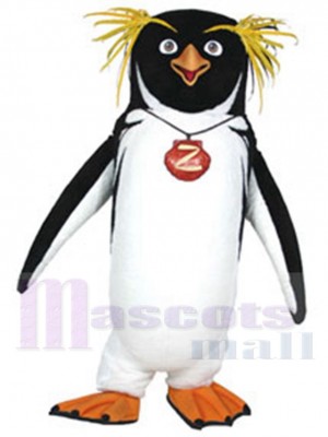 Northern Rockhopper Penguin mascot costume