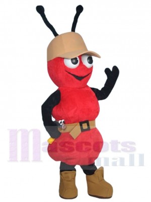 Red Ace Ant Mascot Costume Insect