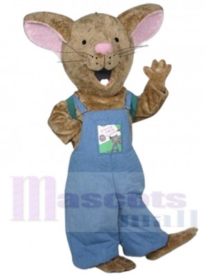 Brown Mouse Mascot Costume Cartoon